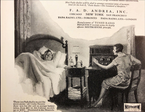 Radio fada 1925 stampa - fada,