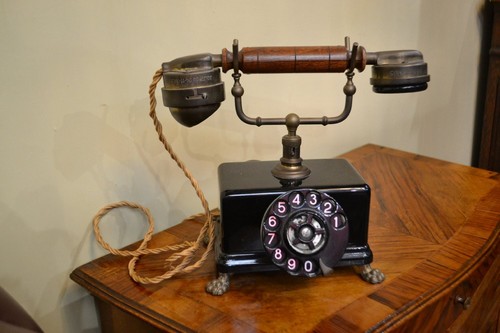 Antico telefono tavolo anni - da,