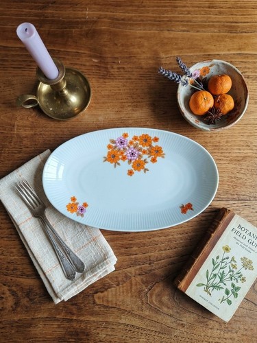 Plat ovale vintage seltmann - plat,