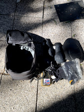 Borsa e Bauletto da moto GIVI VOYAGER + casco VEMAR nuovo e accessori