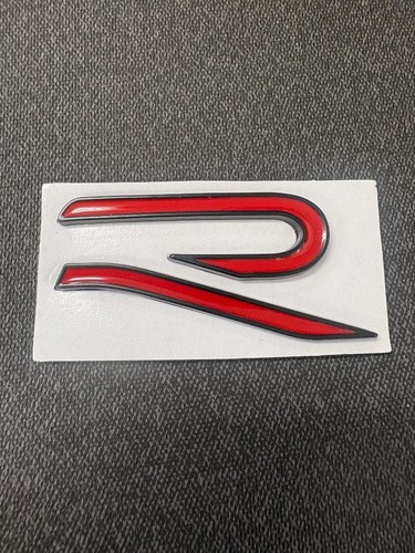 Golf rear emblem red x - vw, 8