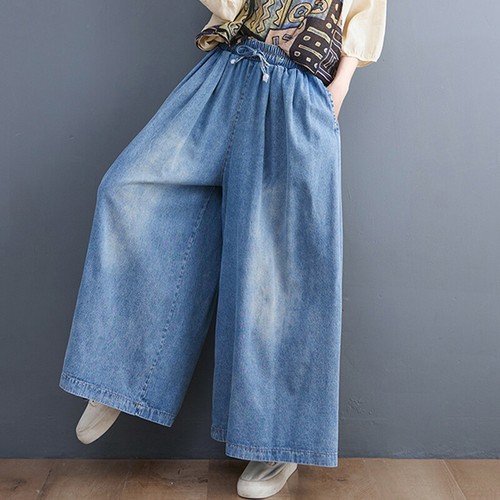 Gonna pantalone jeans donna