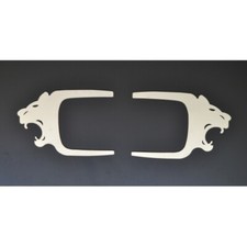 2x Acciaio Inox Maniglia Leone Cornice Cover per Man TGA / Tgs / Tgx / Tgl