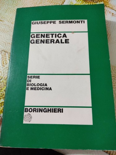 Genetica generale giuseppe - generale,
