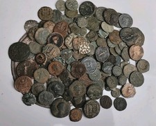 Monete Greche Romane Lotto 140 Pezzi Collezione