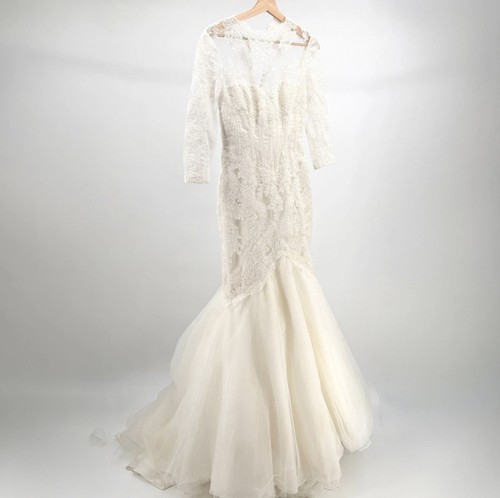 Pronovias barcelona white lace - white,
