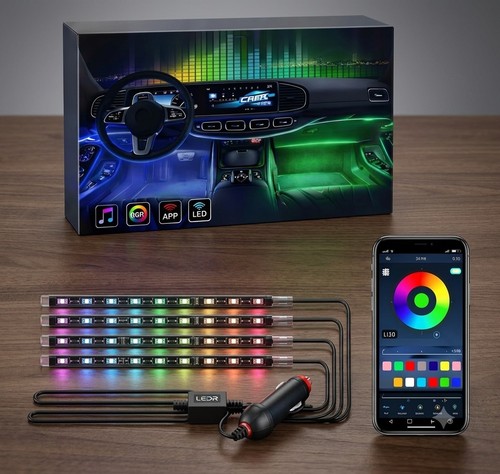 Kit luci led interni auto - led,