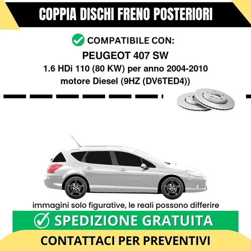 Coppia dischi freno - dischi, posteriori