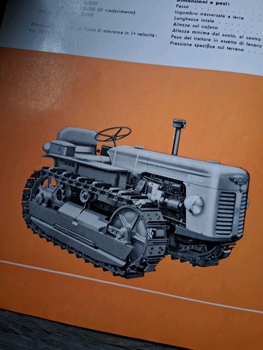 Brochure vintage trattori - brochure,