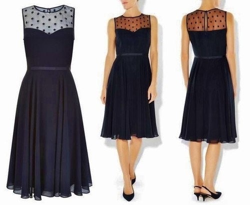 Abito midi svasato hobbs - abito,