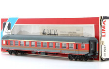 LIMA 309287 carrozza MDVE rosso/grigio fascia arancio, 1a classe FS