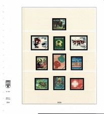 SVIZZERA 2020 LINDNER FOGLI ALBUM - ART. 260 - 8 FOGLI USATI MF130931