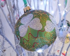 palle di natale in vetro soffiato