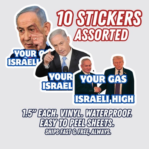 Your gas israeli - gas, stickers