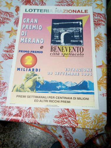 Locandina lotteria benevento - locandina,