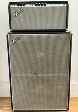 Amplificatore Fender Super Bassman Silverface 1969 + scatola originale 2x 15" + orig. Copertine