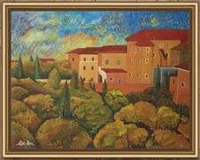 ARTE NAIF COLLINA TOSCANA
