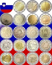 2 EURO COMMEMORATIVO SLOVENIA 2007 2008 2009 2010 2011 2012 2013 2014 2015 2017