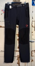 Pantaloni softshell uomo Mammut Courmayeur trekking/touring taglia M nuovi #2765