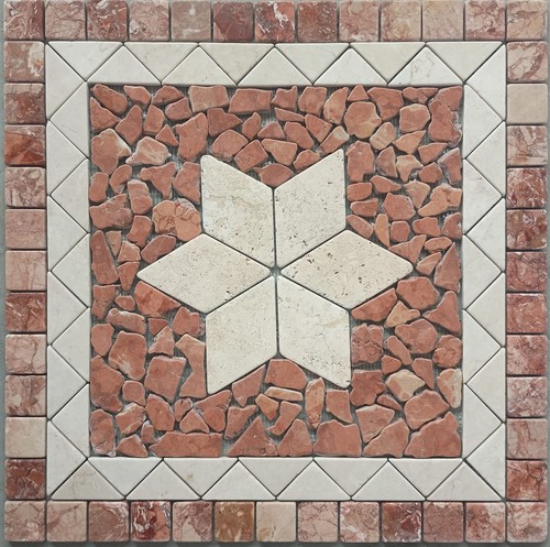 Rosone mosaico anticato - mosaico, marmo