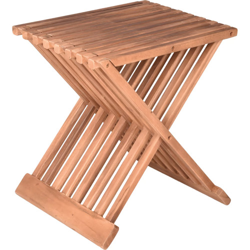 Sgabello tavolino fani - tavolino, teak