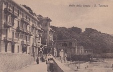 CARTOLINA DI LA SPEZIA ,GOLFO DI LA SPEZIA - S. TERENZO  non viaggiata