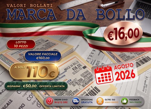 Marca bollo 00 - bollo,