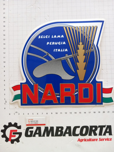Adesivo logo nardi - adesivo,