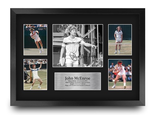 John mcenroe firmato tennis - tennis, a3