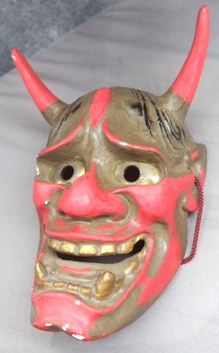 Maschera testa demone - maschera,