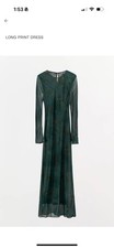 ZARA WOMAN NWT $109 LONG PRINT