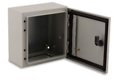 Boxexpert Contenitore a Parete in Lamiera di Acciaio Treva 250x250x150 IP66 Armadio Distributore IK10