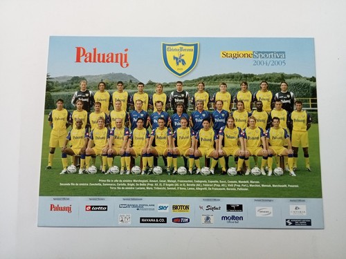 Cartolina calcio paluani - calcio,