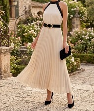 Abito midi Zara beige taglia M
