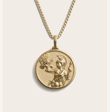 Ciondolo e collana moneta