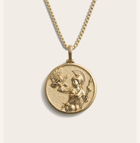 Ciondolo collana moneta - collana,