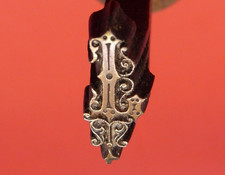 Ancien fer à dorer bronze N°