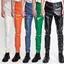 Thin Leather Pants for Men's
