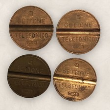 Lotto x 4 Pezzi Gettone