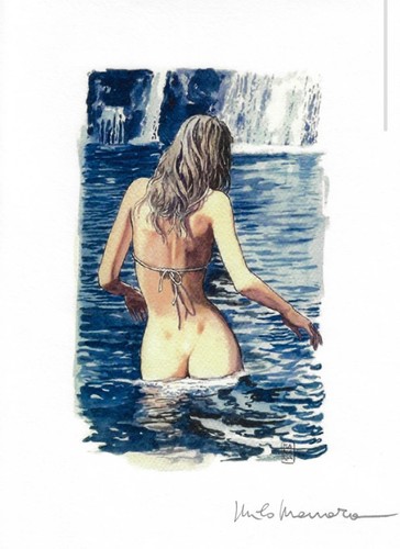 Stampa milo manara acqua - acqua, 1