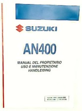 MANUALE IN PDF MANUTENZIONE SUZUKI BURGMAN AN 400 (ITALIANO)