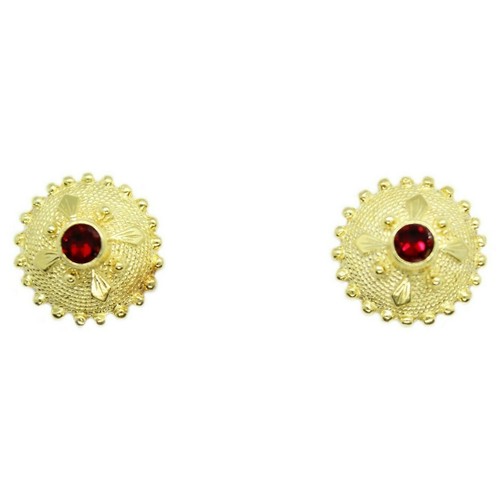 Orecchini sardi bottone in - bottone,