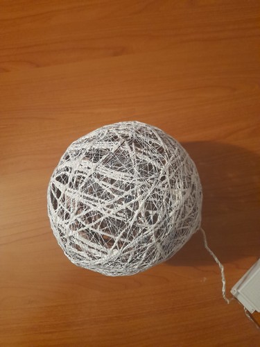 Sfera luminosa fatta mano - luminosa, a