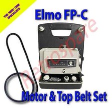 ELMO FP-C x proiettore da 8 mm KIT 2 CINGHIE MOTORE/MOVIMENTO BOBINE