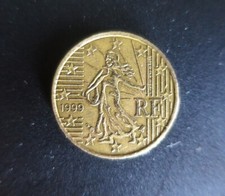 10 Centesimi di EURO 1999 Francia. Rara per Collezionisti. Errore di conio