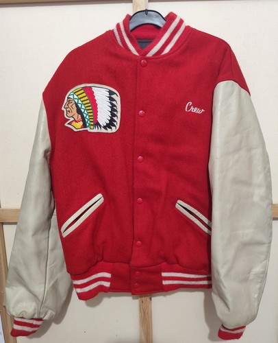 Vintage varsity jacket red - varsity,