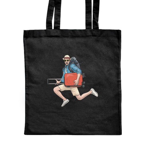 Happy traveler classic black - 'happy,