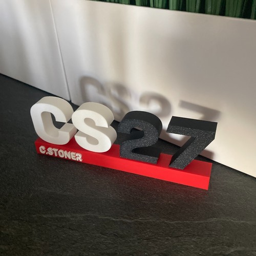 Logo moto casey stoner 3d - casey,