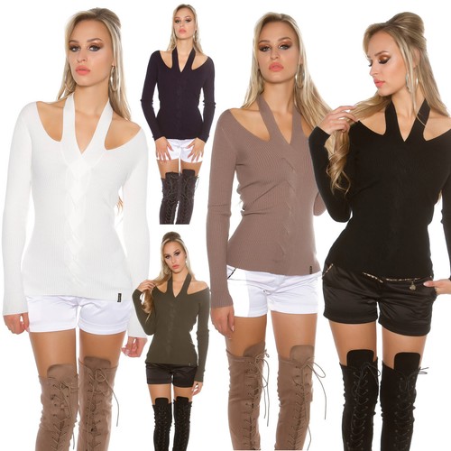 Maglione donna koucla inserti - donna,