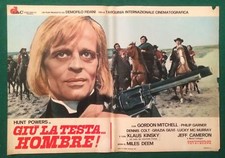 LOTTO 7 FOTOBUSTE  GIU' LA TESTA  HOMBRE KLAUS KINSKI MITCHELL SPAGHETTI WESTERN